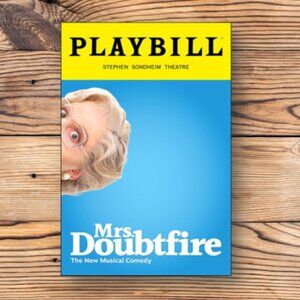 Mrs. Doubtfire‎ Playbill Broadway Musical Refrigerator Fridge Locker Magnet